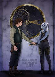 Armin and Serah for Armin Jace - (Color [Shading], Full Body, 2 Characters, Additional Detailing, Detailed Background)