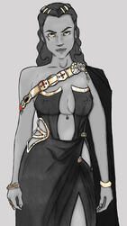 Black and White (Half Body, Additional Detailing)